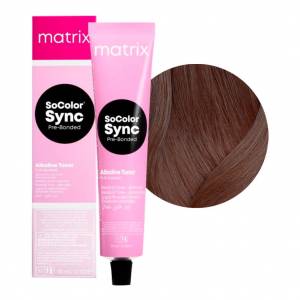 Matrix Color Sync: Краска для волос 7MV блондин мокка перламутровый  (7.82), 90 мл