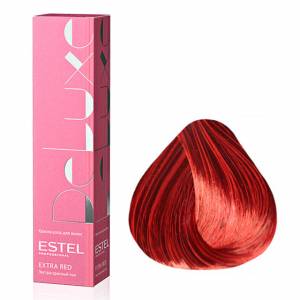 Estel De Luxe Extra Red: Краска-уход Эстель Де Люкс темно-русый медно-фиолетовый 66/46, 60 мл