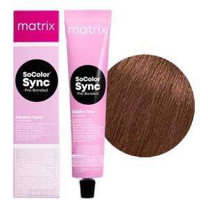 Matrix Color Sync: Краска для волос 7VM блондин перламутровый  мокка (7.28), 90 мл