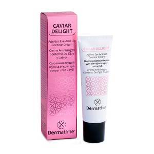 Dermatime Caviar Delight: Омолаживающий крем для контура вокруг глаз и губ (Ageless Eye And Lip Contour Cream), 30 мл