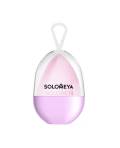 Solomeya: Косметический спонж для макияжа со срезом лиловый (Flat End blending sponge, lilac)