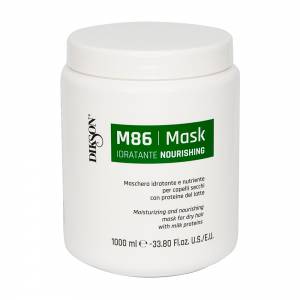 Dikson: Маска увлажняющая и питательная для сухих волос с протеинами молока (M86 Moisturizing and Nourishing Mask), 1000 мл