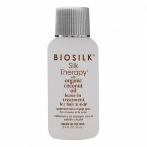 Biosilk Silk Therapy: Несмываемое средство с органическим кокосовым маслом для волос и кожи (Organic Coconut Oil Leave-in Treatment), 15 мл