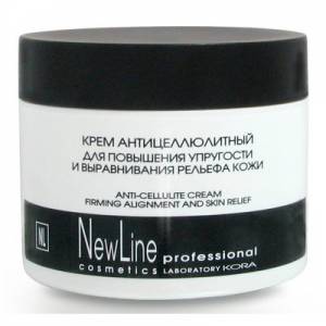 New Line Professional: Крем антицеллюлитный для повышения упругости и выравнивания кожи, 300 мл