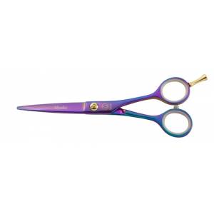 Mizukar: Филировочные ножницы парикмахерские пурпурные (PBS-SK36(5.5")purple)