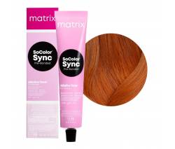 Matrix Color Sync: Краска для волос 7CC+ блондин глубокий медный + (7.44), 90 мл