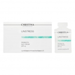 Christina Unstress: Дневной крем с пробиотическим действием SPF 15 в инд. саше (Probiotic day cream SPF-15 sachets kit 30 pcs), 30 шт по 1,5 мл