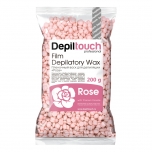 Depiltouch: Пленочный воск «Rose» с ароматом розы, 200 гр