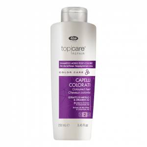 Lisap Milano Color Care: Стабилизатор цвета (Top Care Repair After Color Acid Shampoo), 250 мл