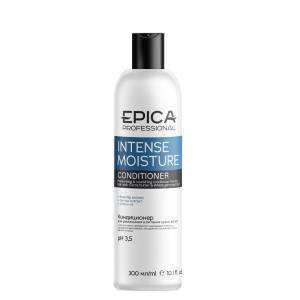 Epica Intense Moisture: Кондиционер для увлажнения и питания сухих волос маслами хлопка, какао и экстрактом зародышей пшеницы, 300 мл