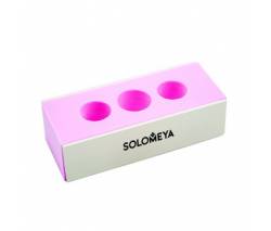 Solomeya: Блок-полировщик с отверстием под пальцы  для ногтей 2-х сторонний (2 Way Block Buffer)