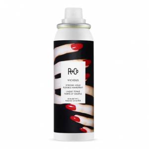 R+Co: Спрей для укладки подвижной фиксации "Загул" тревел (Vicious Strong Hold Flexible Hairspray travel), 65 мл