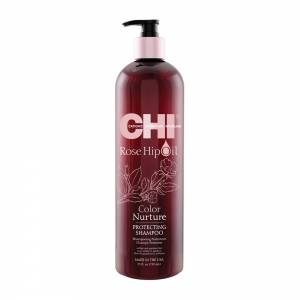 CHI Rose Hip Oil Color Nurture: Шампунь с маслом шиповника (Protecting Shampoo), 739 мл