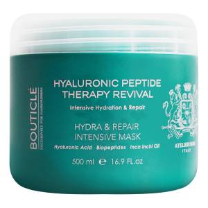 Bouticle Atelier Hair Peptide: Интенсивная восстанавливающая маска для поврежденных волос (Hydra & Repair Intensive Mask), 500 мл