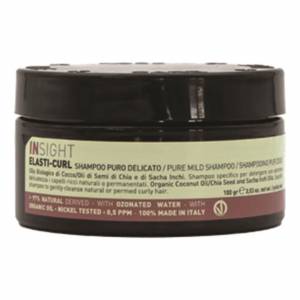 Insight Elasti-Curl: Увлажняющий шампунь-воск для кудрявых волос (Pure mild shampoo), 100 мл