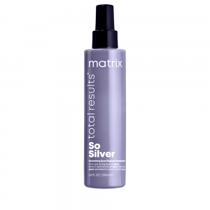 Matrix Total Results So Silver: Мультифункциональный спрей для холодного светлого блонда 10 в 1., 200 мл