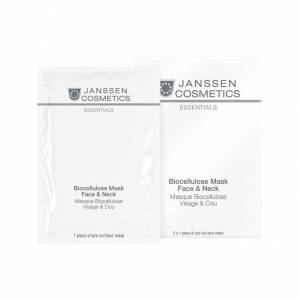 Janssen Cosmetics: Универсальная интенсивно увлажняющая лифтинг-маска для лица и шеи (Biocellulose Mask Face & Neck), 1 шт