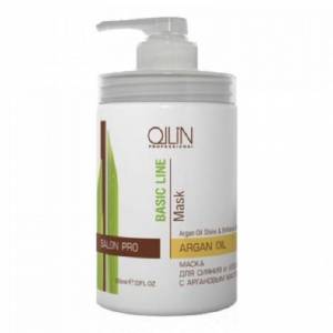 Ollin Professional Basic Line: Маска для сияния и блеска с аргановым маслом (Argan Oil Shine & Brilliance Mask), 650 мл