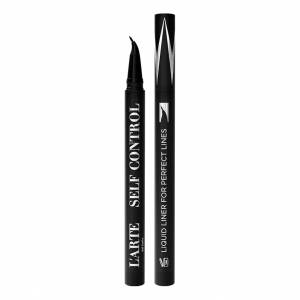 L'arte del bello: Подводка-маркер с изогнутой кистью (Self-Control), 2701, черная, 1,2 гр