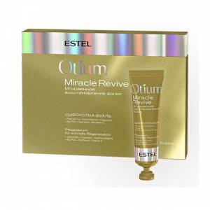 Estel Otium Miracle: Сыворотка-вуаль для волос "Мгновенное восстановление" Эстель Отиум  23 мл, 5 шт