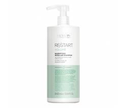 Revlon Restart Volume: Мицеллярный шампунь для придания объема тонким волосам (Magnifying Micellar Shampoo), 1000 мл