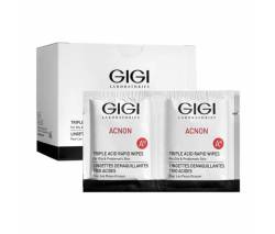 GiGi Acnon: Влажные очищающие салфетки (Triple acid rapid wipes), 30 шт