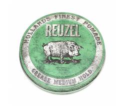 Reuzel: Помада для укладки волос, зеленая банка (Pomade Grese Medium Hold), 113 гр