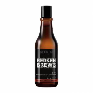 Redken Brews: 3-в-1 шампунь, кондиционер, гель для душа Редкен Брюс (3-in-1), 300 мл