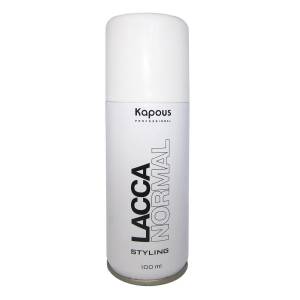 Kapous Styling: Лак аэрозольный для волос нормальной фиксации «Lacca Normal», 100 мл