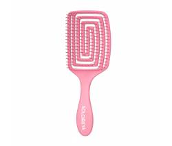 Solomeya: Расческа для сухих и влажных волос с ароматом клубники (Wet Detangler Brush Paddle Strawberry), 1 шт