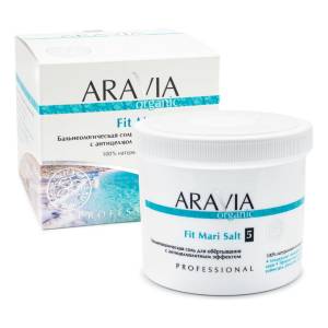 Aravia Organic: Бальнеологическая соль для обертывания с антицеллюлитным эффектом (Fit Mari Salt), 730 гр