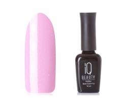 IQ Beauty: Базовое покрытие для гель-лака камуфлирующее с шиммером #10/ Розовый леденец (Pink Lollipop/Shimmer nude base), 10 мл