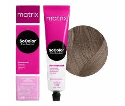 Matrix Soсolor Pre-Bonded: Краситель Темный блондин натуральный пепельный СоКолор 6NA с бондером, 90 мл