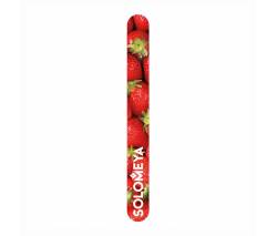 Solomeya: Пилка для натуральных и искусственных ногтей 180/220 "Клубничный смузи" (Strawberry smoothie Nail File 14)