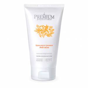 Premium Professional: Крем-маска грязевая "Anti-acne" для чувствительной кожи, 150 мл