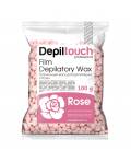 Depiltouch: Пленочный воск «Rose» с ароматом розы, 100 гр