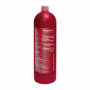 Kapous Glyoxy Sleek Hair: Шампунь перед выпрямлением волос с глиоксиловой кислотой, 1000 мл