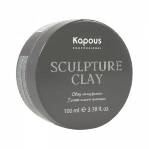Kapous Styling: Глина для укладки волос нормальной фиксации "Sculpture Clay", 100 мл