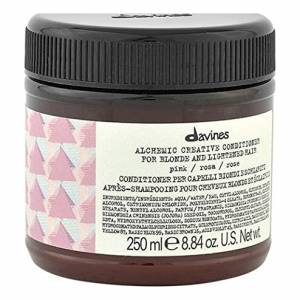 Davines Alchemic System: Креативный кондиционер "Алхимик" для осветленных и натуральных блондов оттенок "розовый", 250 мл
