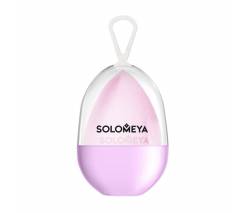 Solomeya: Косметический спонж для макияжа со срезом лиловый (Flat End blending sponge, lilac)