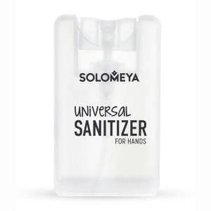 Solomeya: Универсальное антибактериальное средство для рук «Чайное дерево» спрей (Universal Sanitizer Spray for hands «Tea tree»), 20 мл