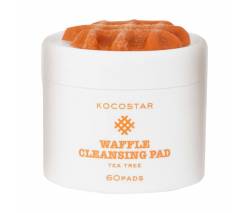 Kocostar: Очищающие вафельные диски для лица с экстрактом чайного дерева / Waffle Cleansing Pad), 60 шт