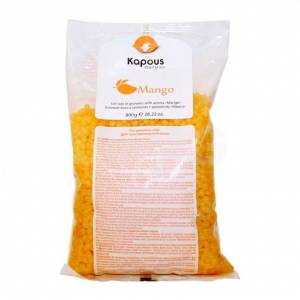 Kapous Depilations: Гелевый воск в гранулах с ароматом "Манго", 800 гр