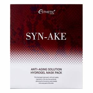 Esthetic House Syn-Ake Anti-Aging Solution: Набор гидрогелевых масок для лица с пептидом змеиного яда 28 гр, 5 шт