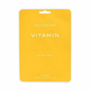 Kocostar: Антиоксидантная маска для сияния кожи с Витаминами (Vitamin mask), 1 шт