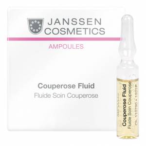 Janssen Cosmetics Ampoules: Сосудоукрепляющий концентрат для кожи с куперозом (в ампулах) (Couperose Fluid)