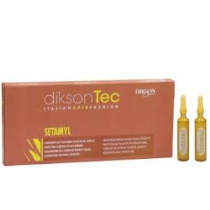 Dikson FIXer: Ампульное средство при любой щелочной обработке волос (Setamyl), 12 шт по 12 мл