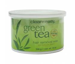 Clean & Easy: Воск "Зеленый чай" с алоэ (бикини), 390 мл