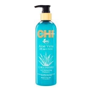CHI Aloe Vera with Agave Nectar: Шампунь для вьющихся волос (Curl Enhancing Shampoo), 340 мл