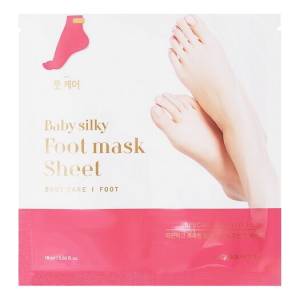 Holika Holika Baby Silky: Увлажняющая тканевая маска для ног (Foot Mask AD), 18 мл